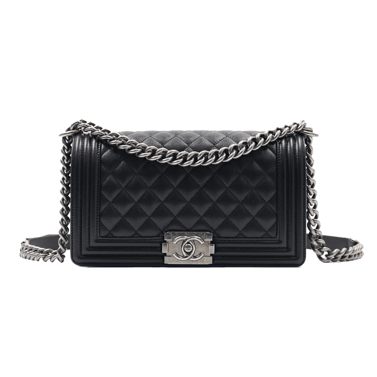 Chanel le boy caviar price store